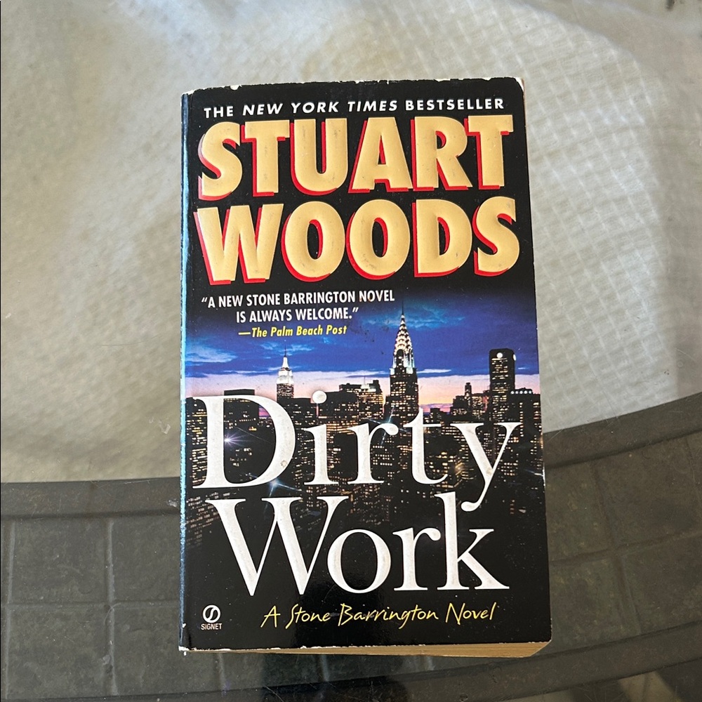 Stuart Woods 'Dirty Work' Paperback Book